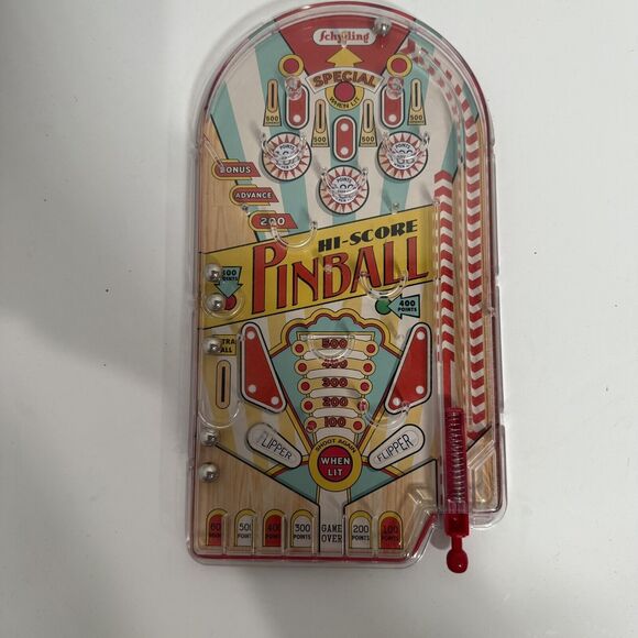 Schylling Hi-Score‎ Handheld Classic Pinball Game 2018 used - Picture 1 of 5
